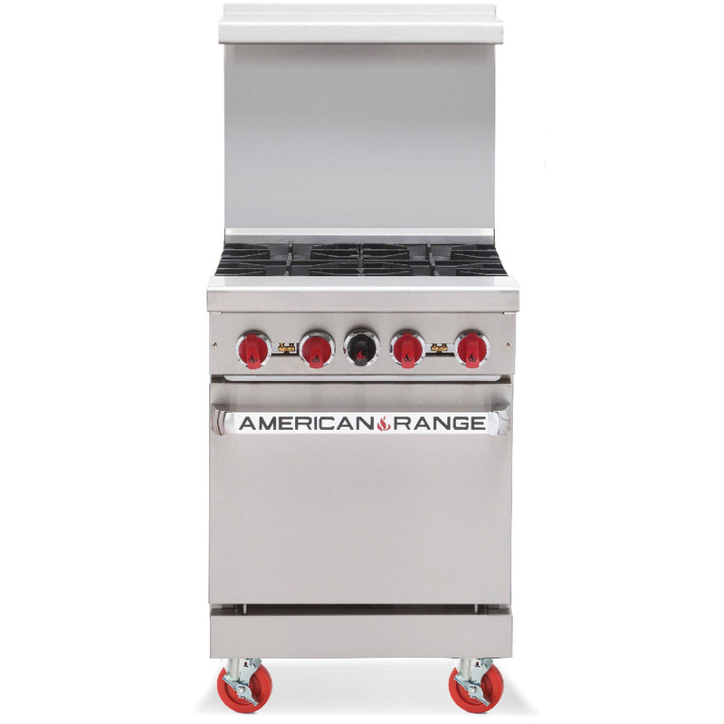 American Range AR-4 Natural Gas/Propane 24" Stove Top Range - 4 Burners-Phoenix Food Equipment