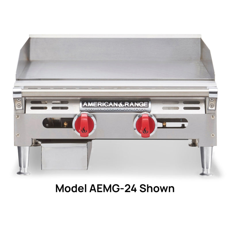 American Range ARMG Series Natural Gas/Propane Manual Griddle - 24" to 72" Wide-Phoenix Food Equipment