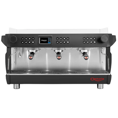 Astoria Plus4You Advantage Three Group Raised Espresso Machine Black-Phoenix Food Equipment