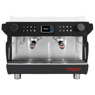 Astoria Plus4You Advantage Two Group Raised Espresso Machine Black-Phoenix Food Equipment