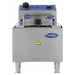 Atosa ACEF-10 10 lb electric countertop deep fryer, straight-on front view of the stainless steel body