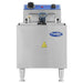 Atosa ACEF-16 16 lb electric countertop deep fryer, straight-on front view of the stainless steel body