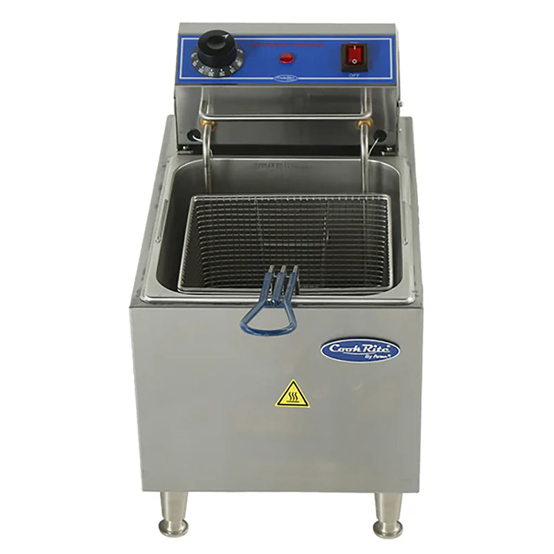 Atosa ACEF-16 Electric Counter Top Single Well Deep Fryer - 208-240V, 16LBS Capacity-Phoenix Food Equipment