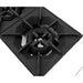 Atosa ACHP-6 gas countertop hot plate, overhead close-up of the heavy-duty cast iron burner grate