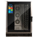 Atosa AEC-1021E electric combi oven with digital touchscreen controls, front view, fits 10 full size sheet pans