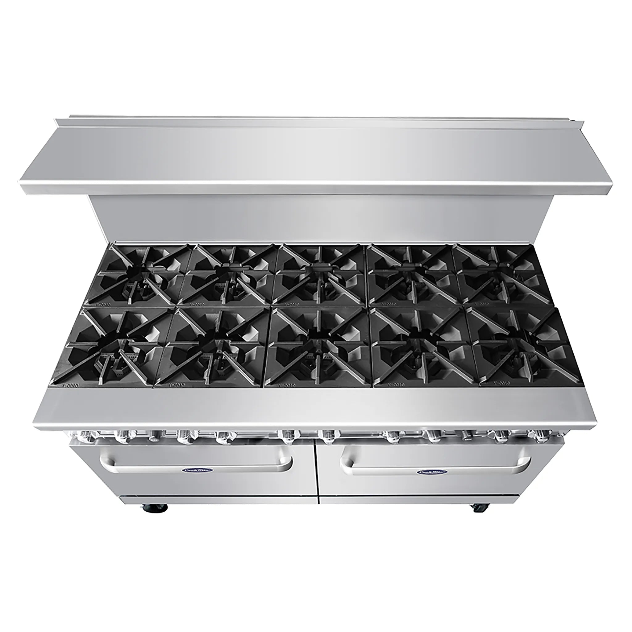 Atosa AGR-10B Natural Gas/Propane 60" Stove Top Cooking Range - 10 Burners-Phoenix Food Equipment