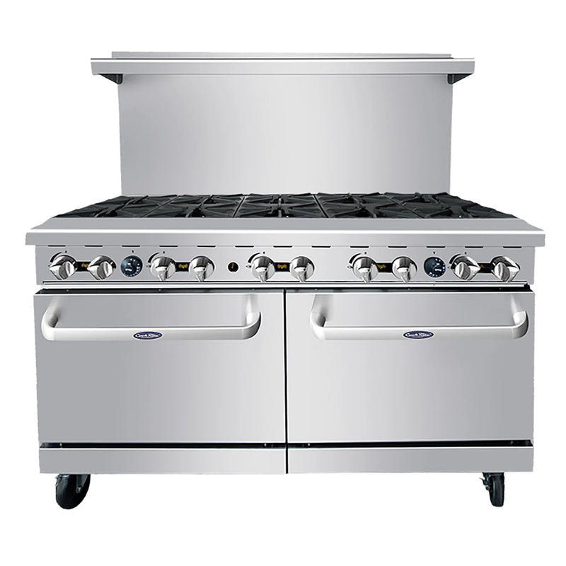 Atosa AGR-10B Natural Gas/Propane 60" Stove Top Cooking Range - 10 Burners-Phoenix Food Equipment