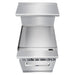 Atosa AGR-24G 24-inch gas range, angled top view of the flat steel griddle plate and backsplash