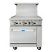 Atosa AGR-36G 36-inch natural gas or propane commercial range with standard oven, front view