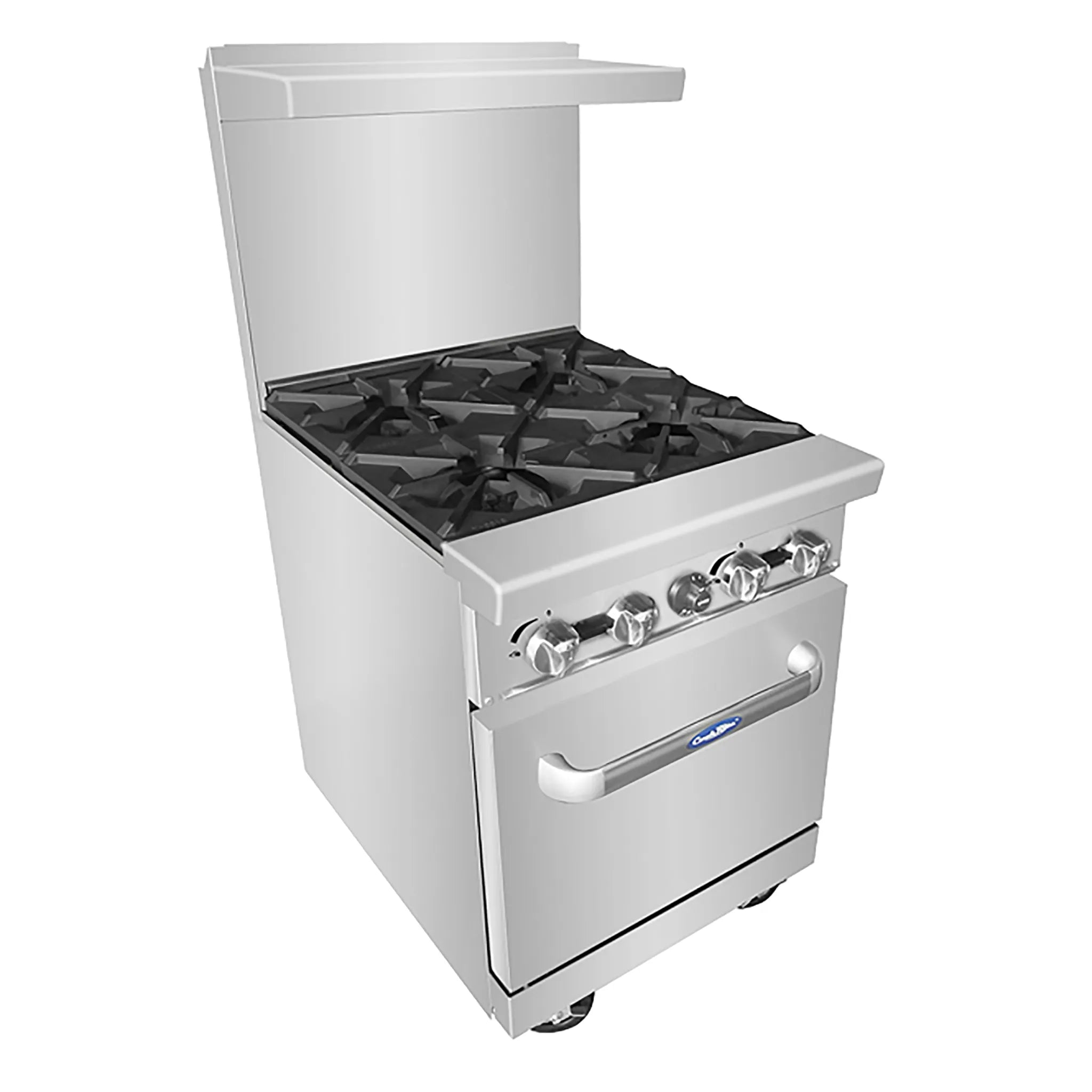 Atosa AGR-4B Natural Gas/Propane 24" Stove Top Cooking Range - 4 Burners-Phoenix Food Equipment
