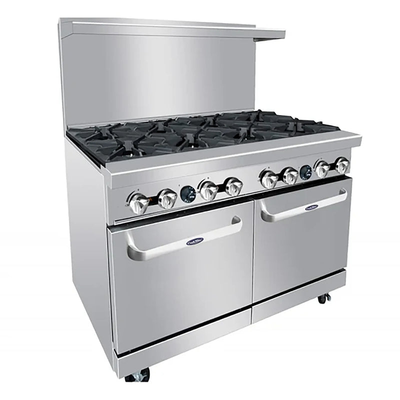 Atosa AGR-8B Natural Gas/Propane 48" Stove Top Cooking Range - 8 Burners-Phoenix Food Equipment