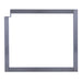 Atosa ASK-11 combi oven stacking kit, top view of the stainless steel mounting frame