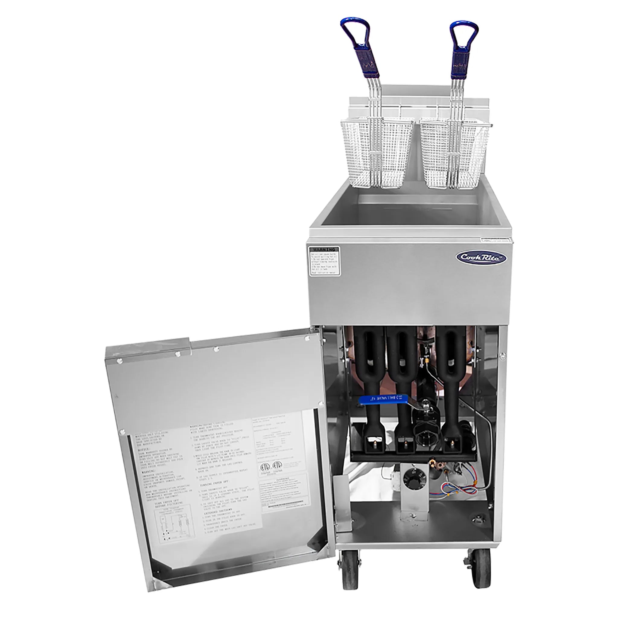 Atosa ATFS-40 Natural Gas/Propane 40LB Fryer-Phoenix Food Equipment