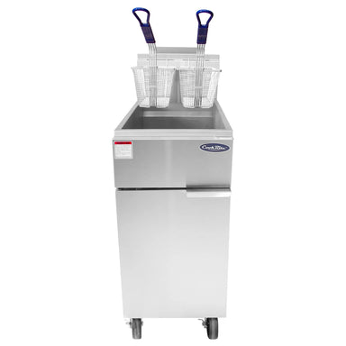 Atosa ATFS-40ES Natural Gas/Propane 40LB High Efficiency Fryer-Phoenix Food Equipment