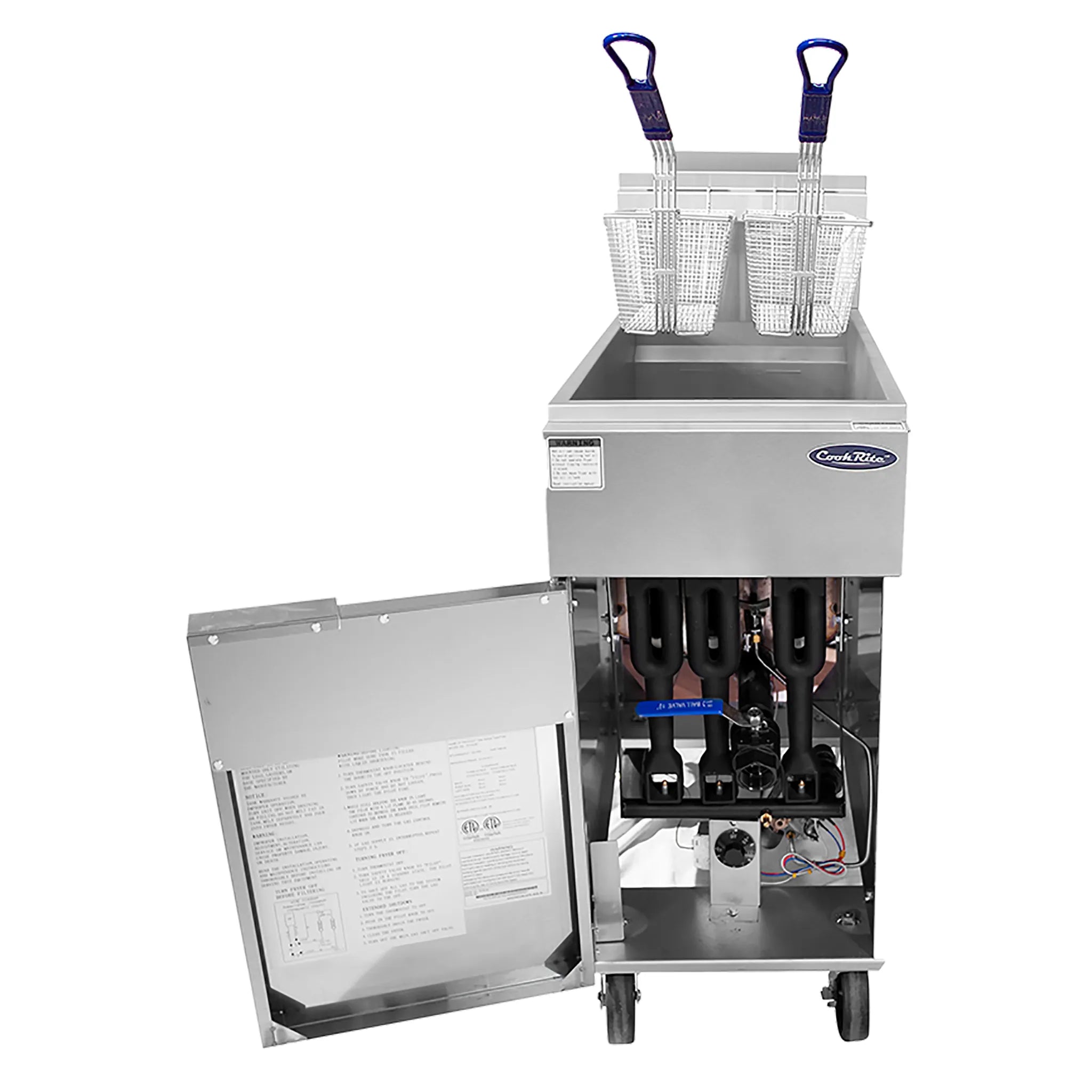 Atosa ATFS-50 Natural Gas/Propane 50LB Fryer-Phoenix Food Equipment