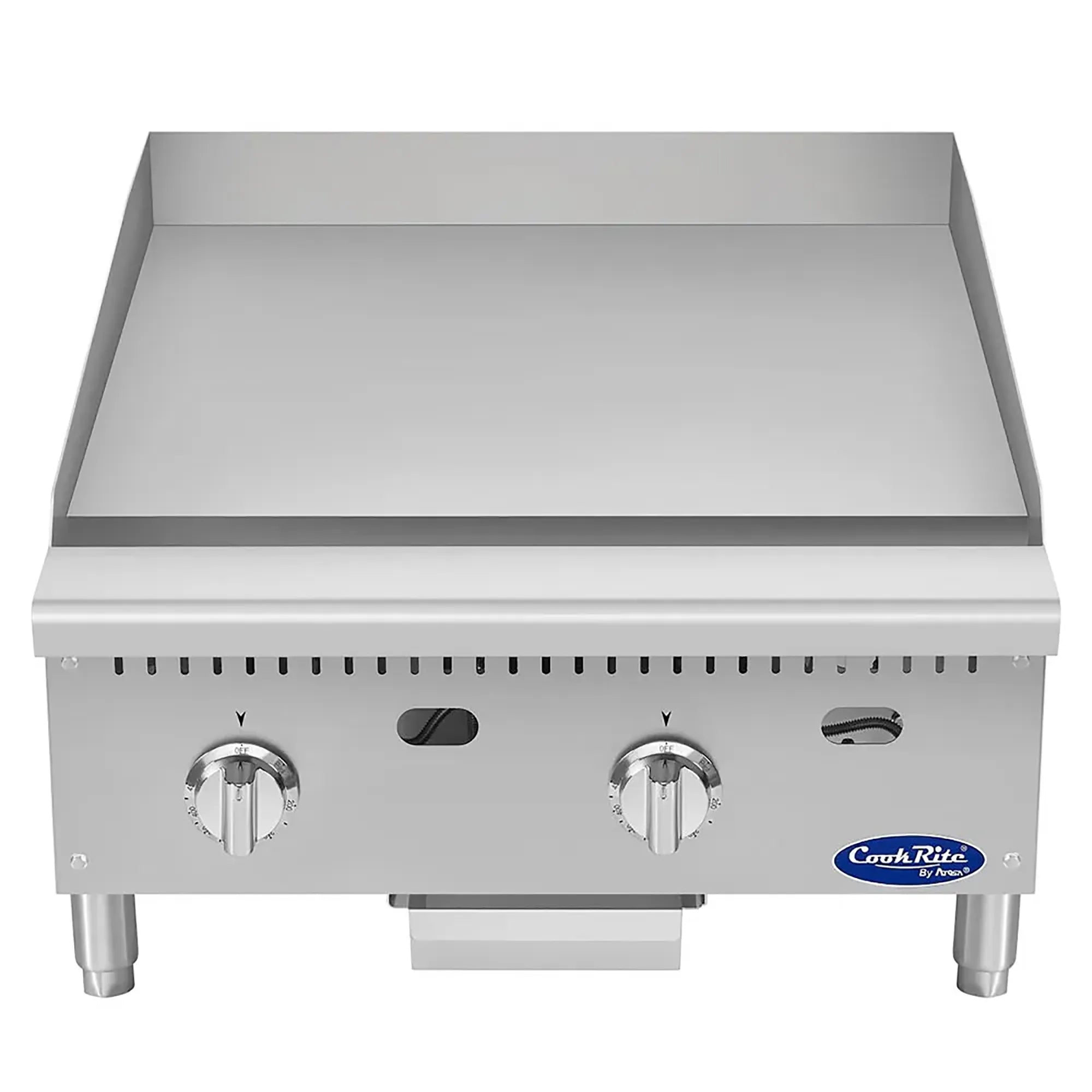 Atosa ATG-2424 Natural Gas/Propane 24" Thermostatic Griddle - 24" Deep Plate - Various Configurations-Phoenix Food Equipment