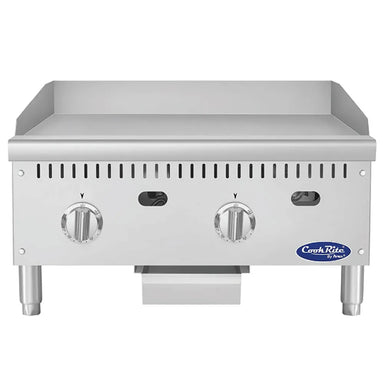 Atosa ATG-2424 Natural Gas/Propane 24" Thermostatic Griddle - 24" Deep Plate - Various Configurations-Phoenix Food Equipment