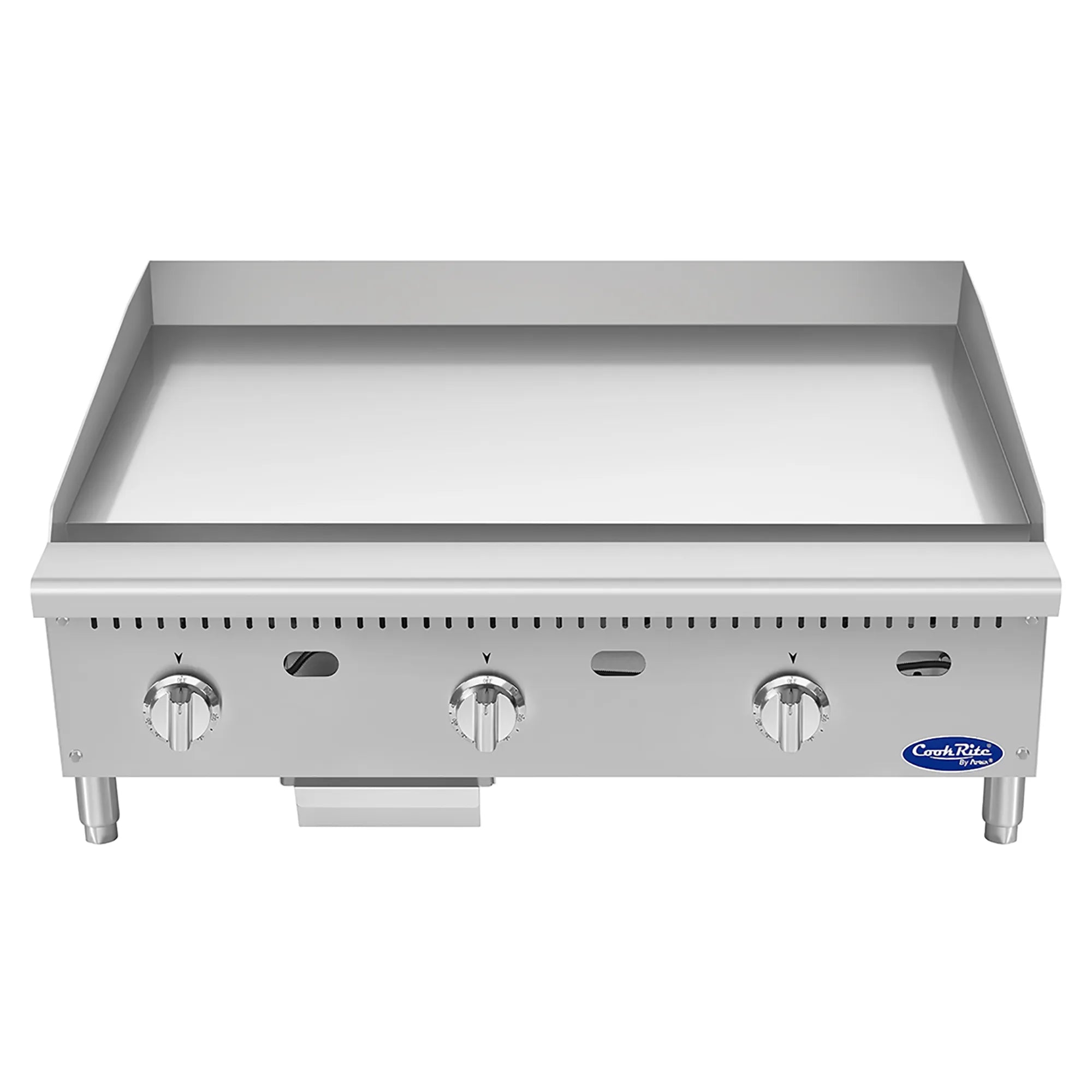 Atosa ATG-3624 Natural Gas/Propane 36" Thermostatic Griddle - 24" Deep Plate - Various Configurations-Phoenix Food Equipment