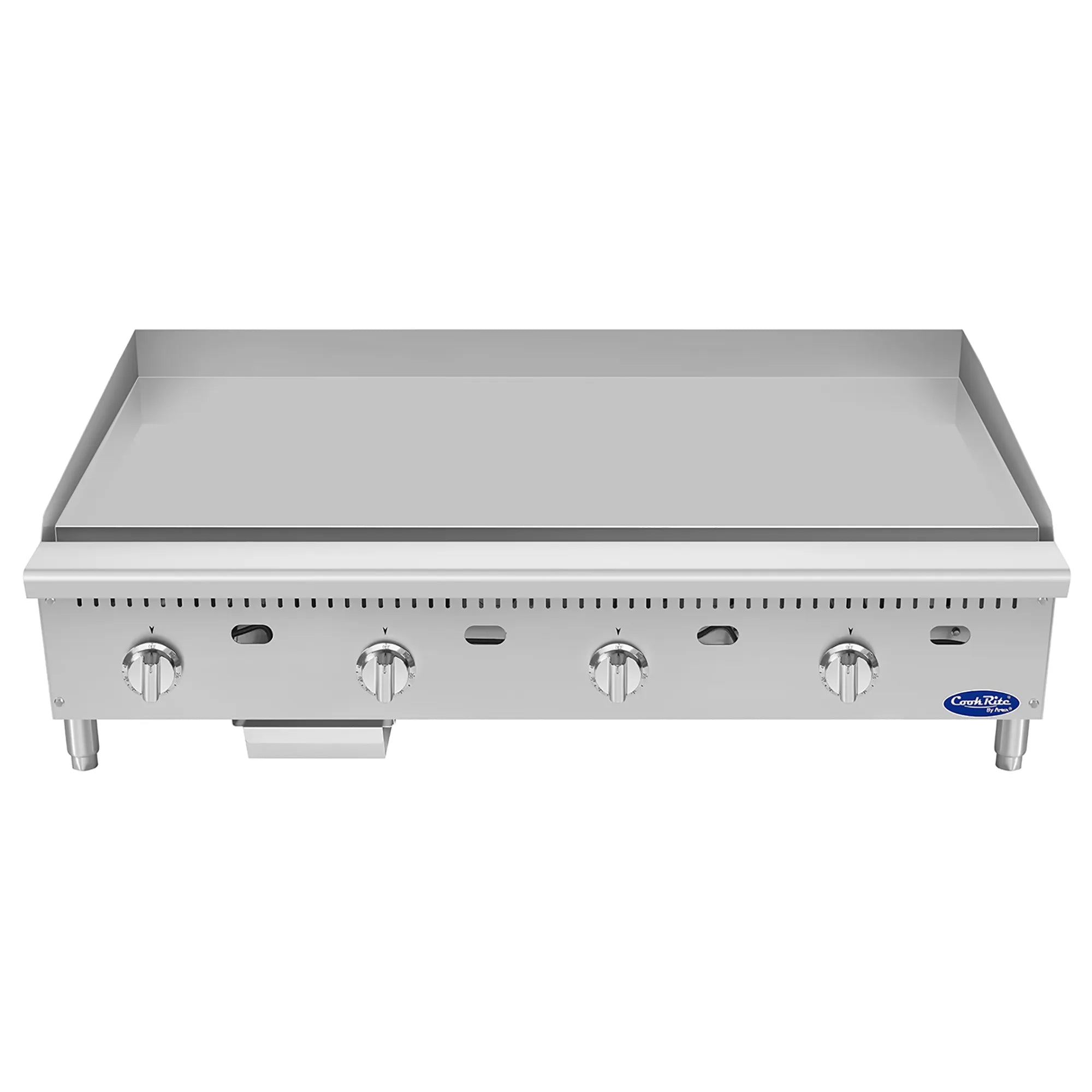 Atosa ATG-4824 Natural Gas/Propane 48" Thermostatic Griddle - 24" Deep Plate - Various Configurations-Phoenix Food Equipment