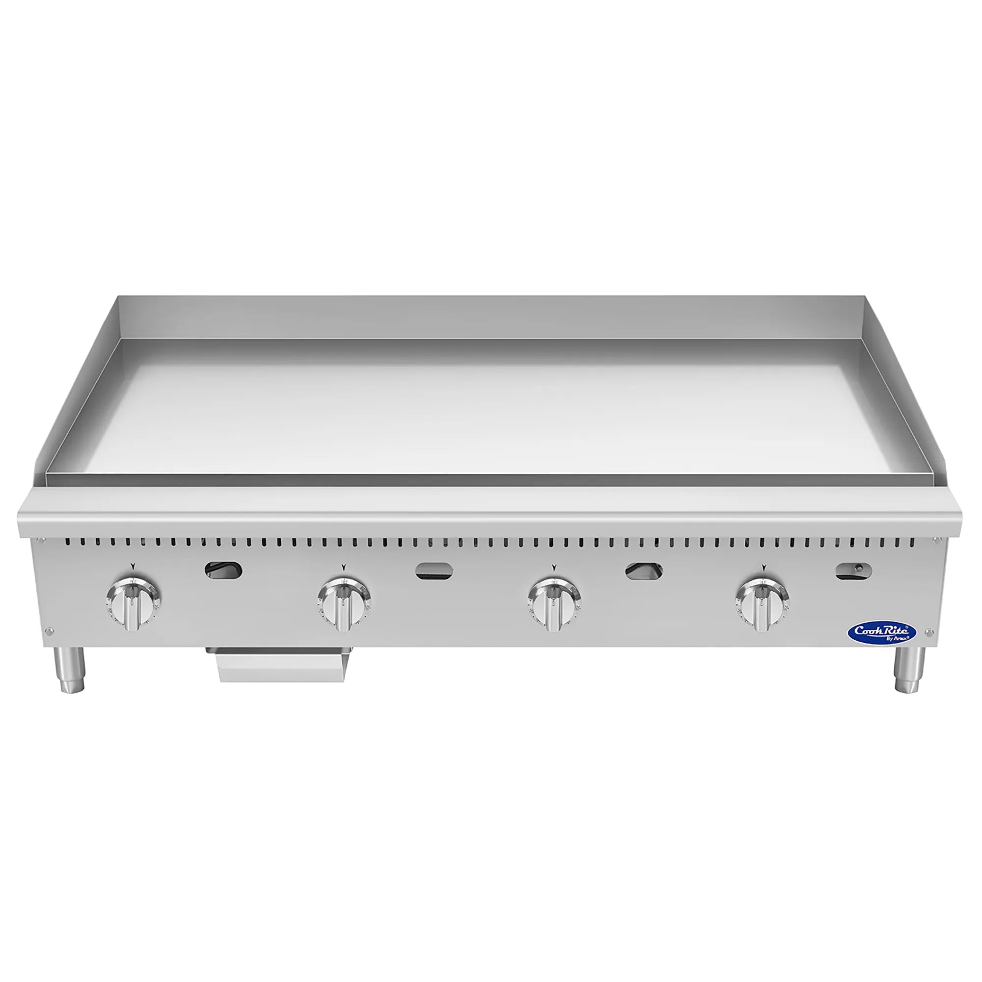 Atosa ATG-4824 Natural Gas/Propane 48" Thermostatic Griddle - 24" Deep Plate - Various Configurations-Phoenix Food Equipment