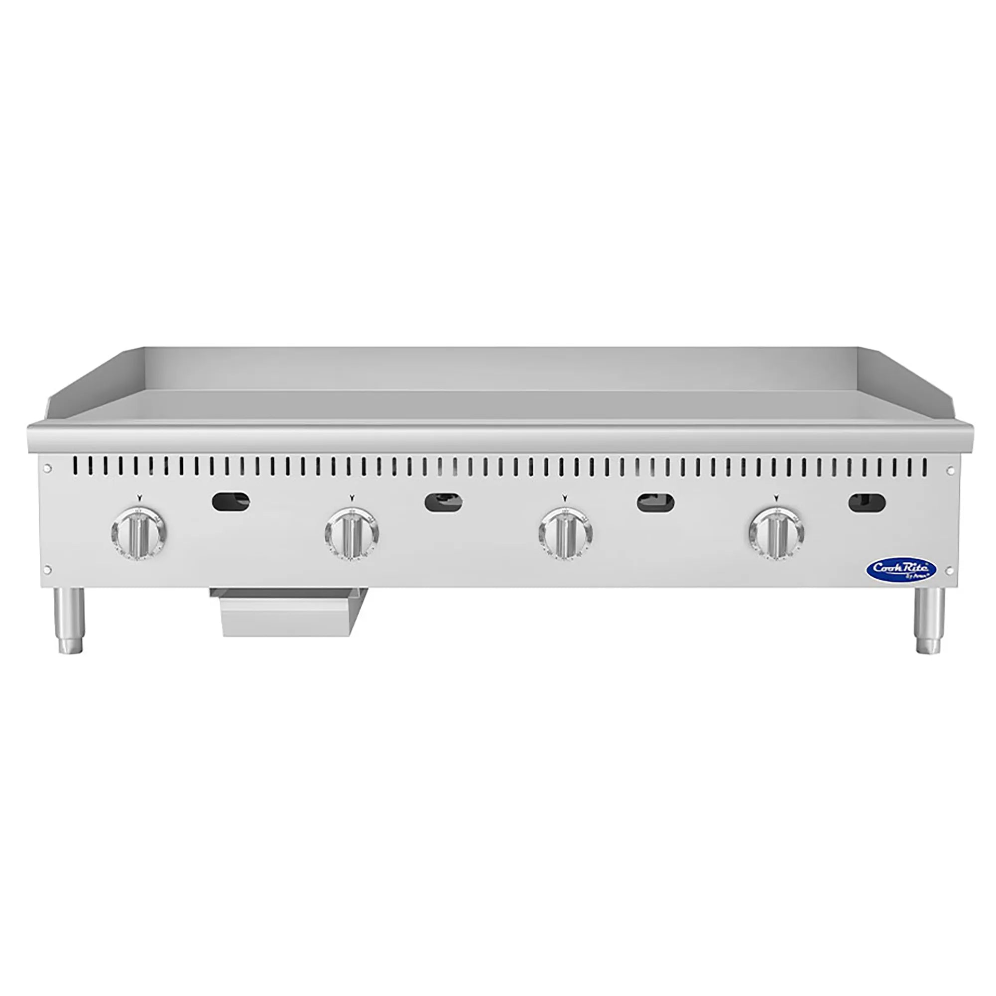 Atosa ATG-4824 Natural Gas/Propane 48" Thermostatic Griddle - 24" Deep Plate - Various Configurations-Phoenix Food Equipment