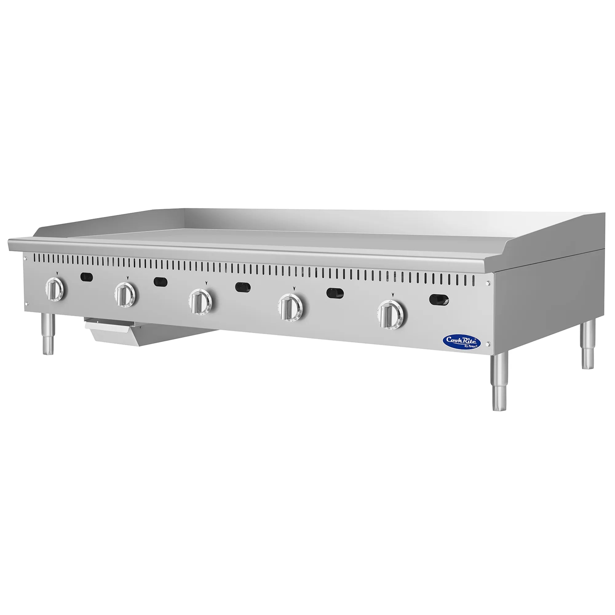 Atosa ATG-6024 Natural Gas/Propane 60" Thermostatic Griddle - 24" Deep Plate - Various Configurations-Phoenix Food Equipment