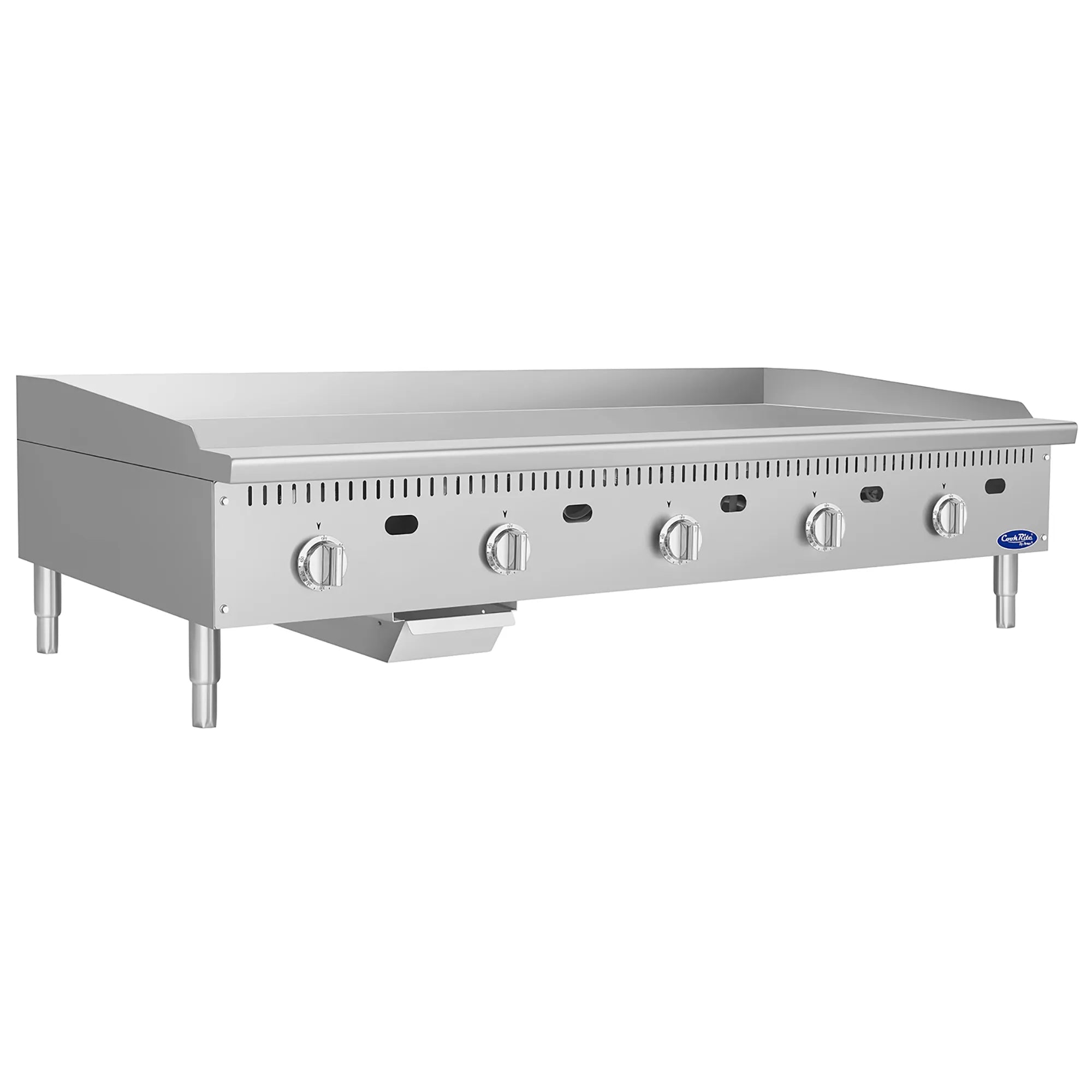 Atosa ATG-6024 Natural Gas/Propane 60" Thermostatic Griddle - 24" Deep Plate - Various Configurations-Phoenix Food Equipment
