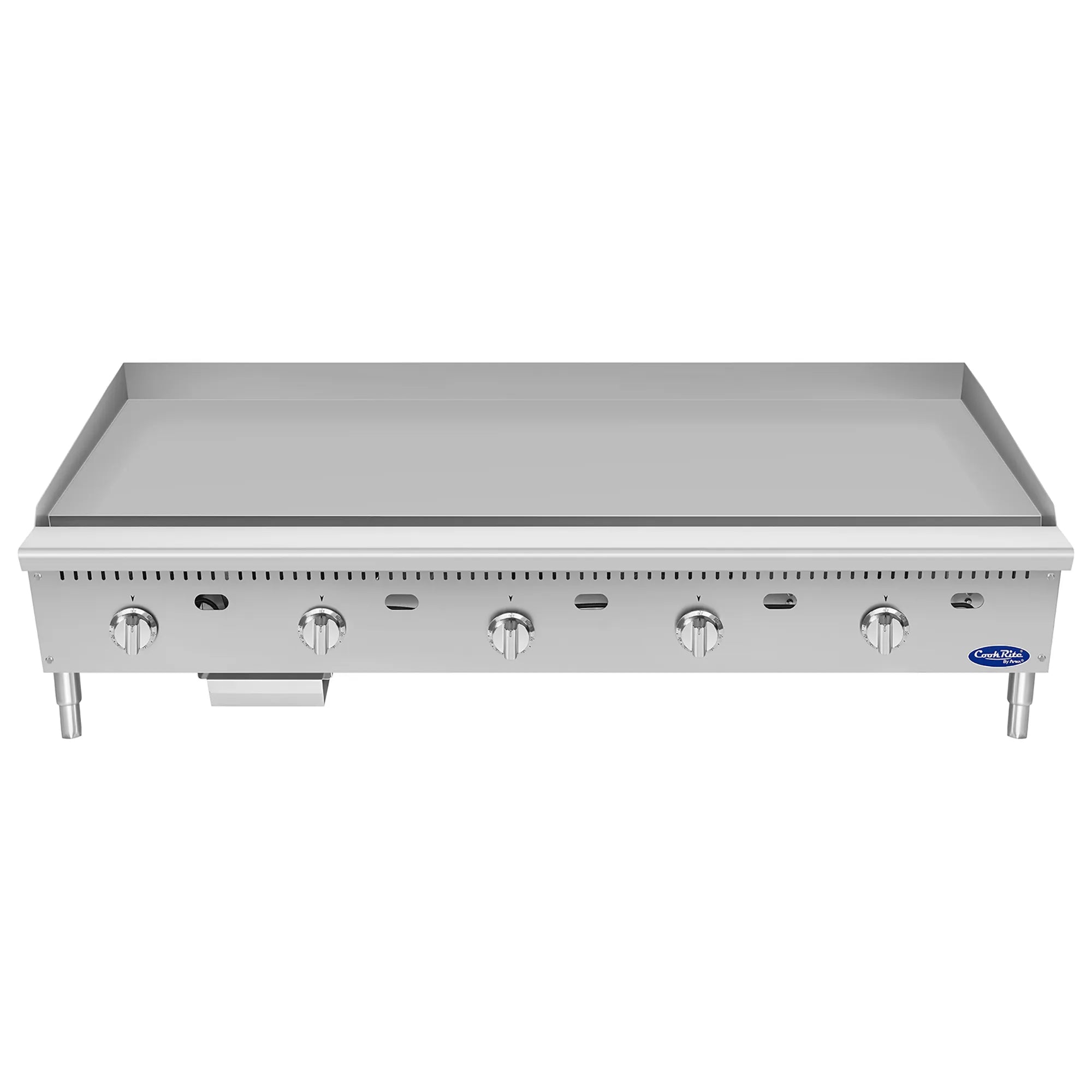 Atosa ATG-6024 Natural Gas/Propane 60" Thermostatic Griddle - 24" Deep Plate - Various Configurations-Phoenix Food Equipment