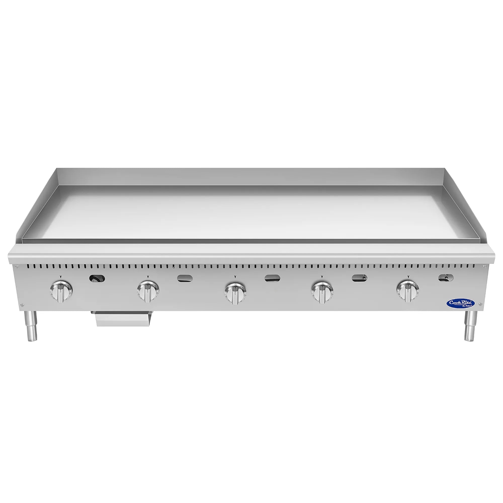 Atosa ATG-6024 Natural Gas/Propane 60" Thermostatic Griddle - 24" Deep Plate - Various Configurations-Phoenix Food Equipment