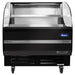 Atosa ATHOM-39 39-inch black horizontal open air refrigerated grab-and-go merchandiser on casters