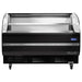 Atosa ATHOM-60 60-inch black horizontal open air refrigerated grab-and-go merchandiser on casters