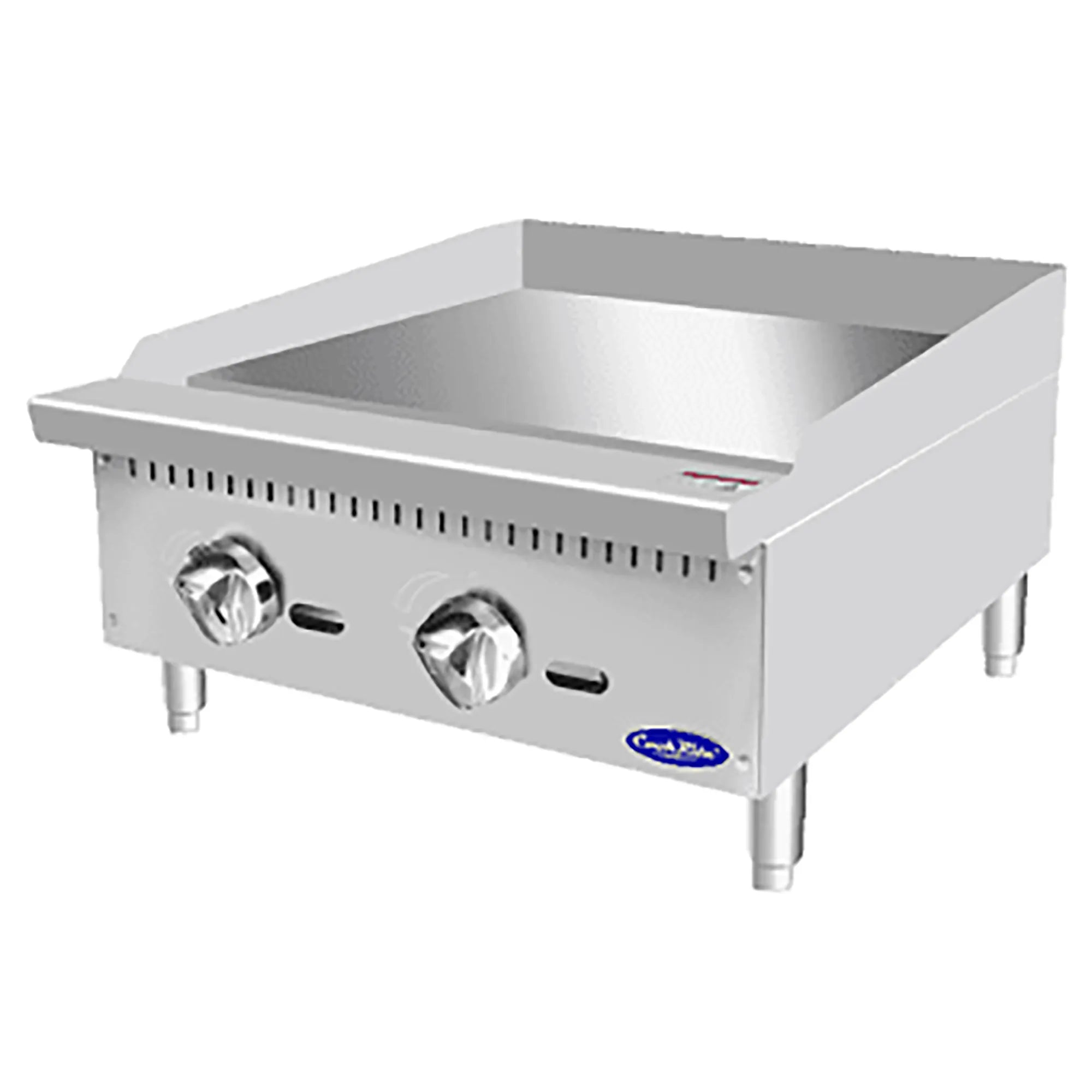 Atosa ATMG-24 Natural Gas/Propane 24" Manual Griddle - 19.9" Deep Plate-Phoenix Food Equipment