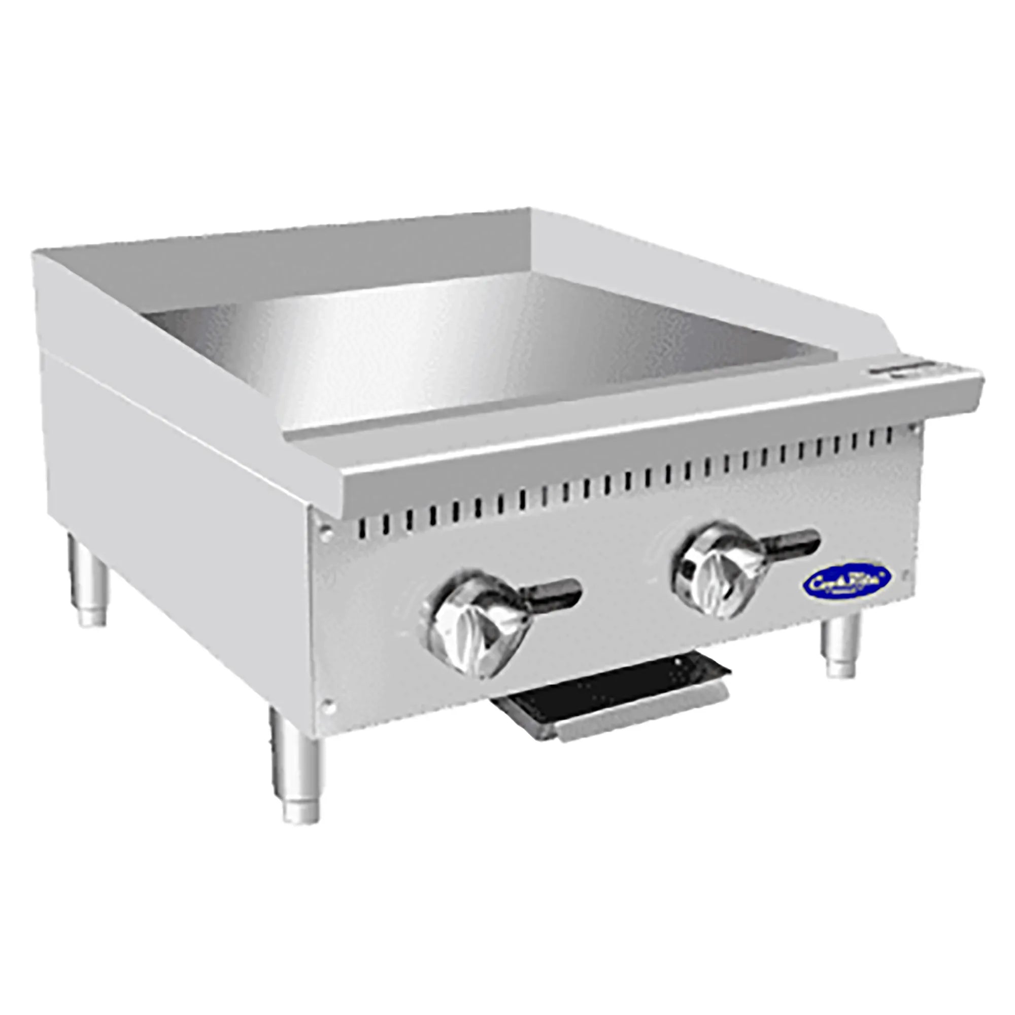 Atosa ATMG-24 Natural Gas/Propane 24" Manual Griddle - 19.9" Deep Plate-Phoenix Food Equipment