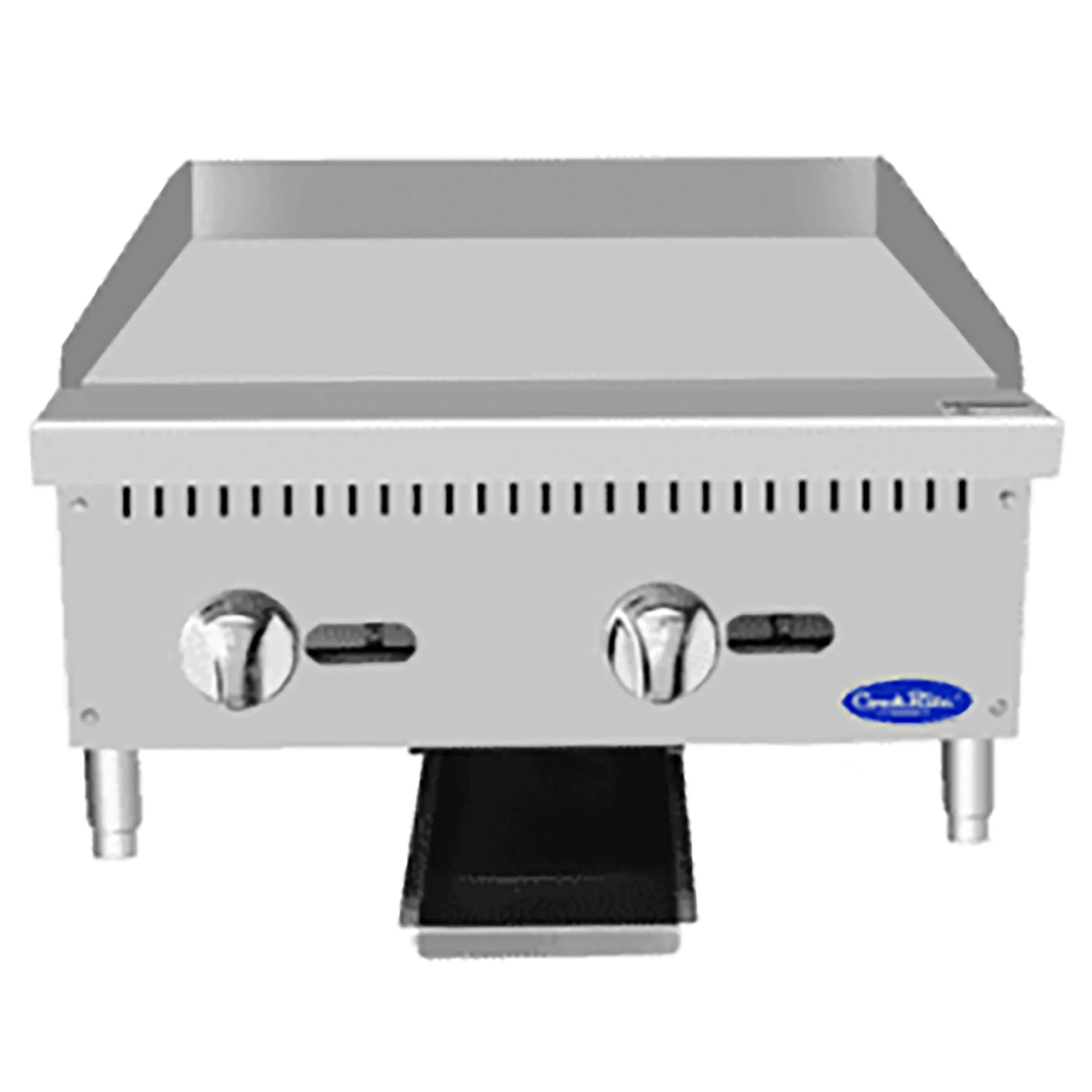 Atosa ATMG-24 Natural Gas/Propane 24" Manual Griddle - 19.9" Deep Plate-Phoenix Food Equipment