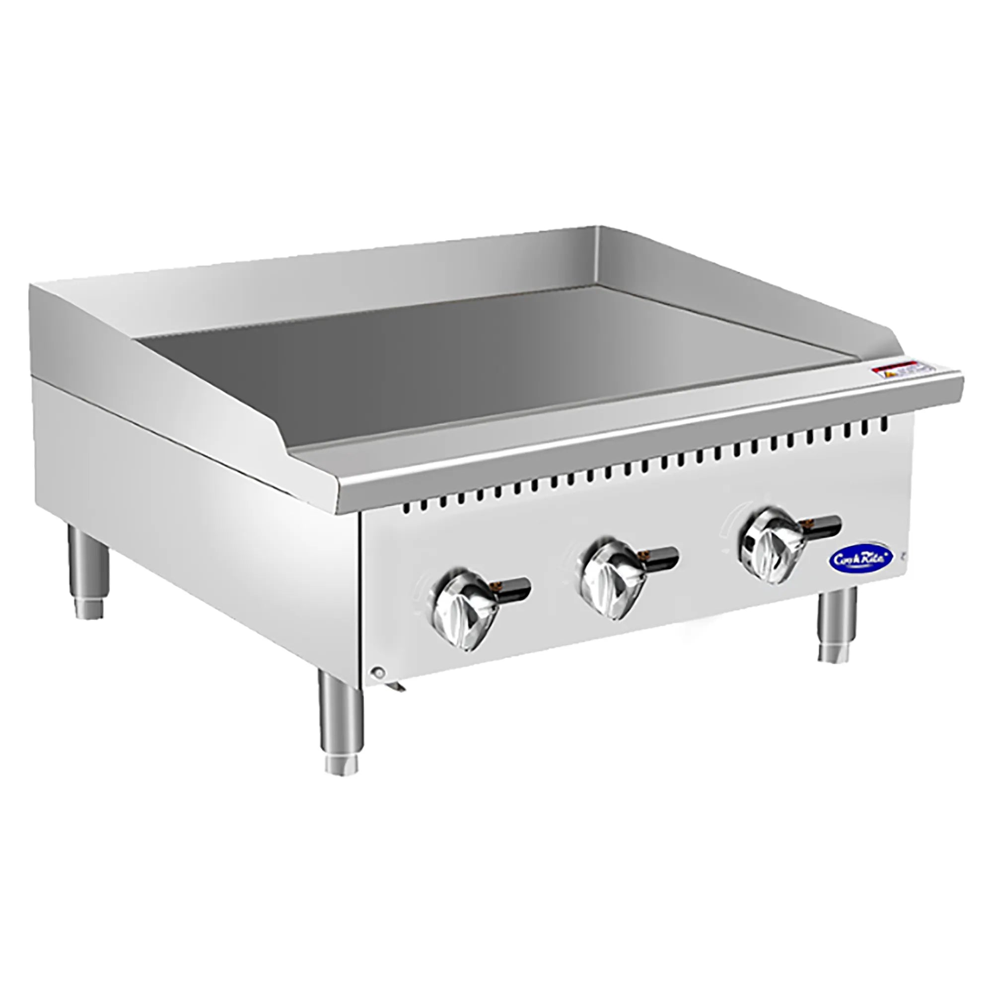 Atosa ATMG-36 Natural Gas/Propane 36" Manual Griddle - 20" Deep Plate-Phoenix Food Equipment