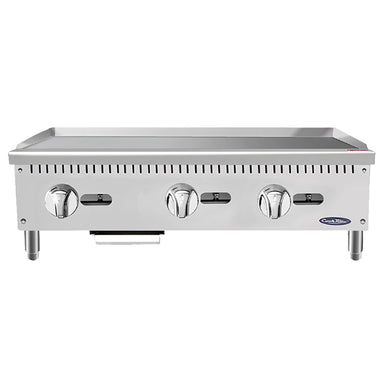 Atosa ATMG-36 Natural Gas/Propane 36" Manual Griddle - 20" Deep Plate-Phoenix Food Equipment