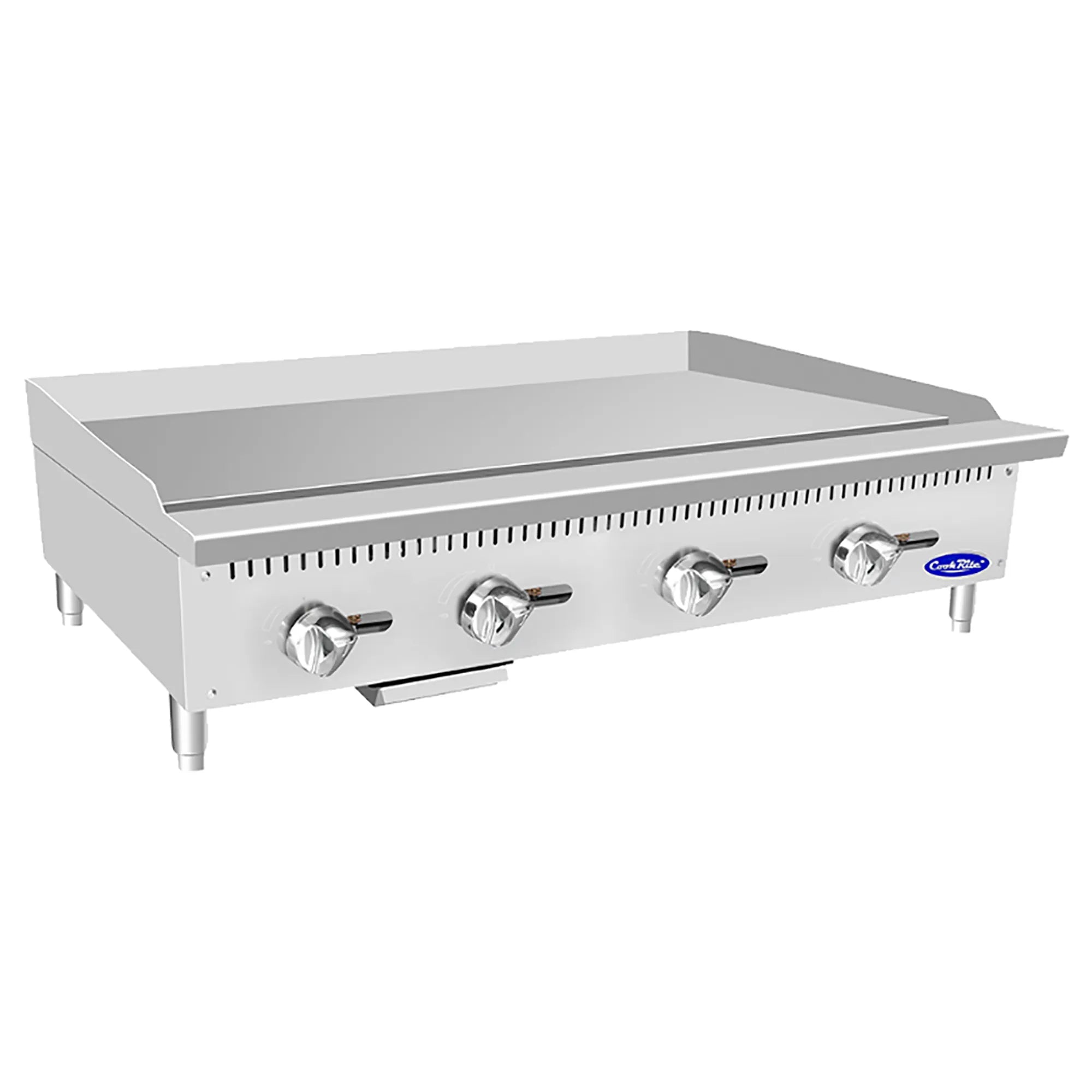 Atosa ATMG-48 Natural Gas/Propane 48" Manual Griddle - 20" Deep Plate-Phoenix Food Equipment