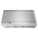 Atosa ATMG-48 48-inch manual gas griddle, top view of the smooth 20-inch deep steel cooking plate