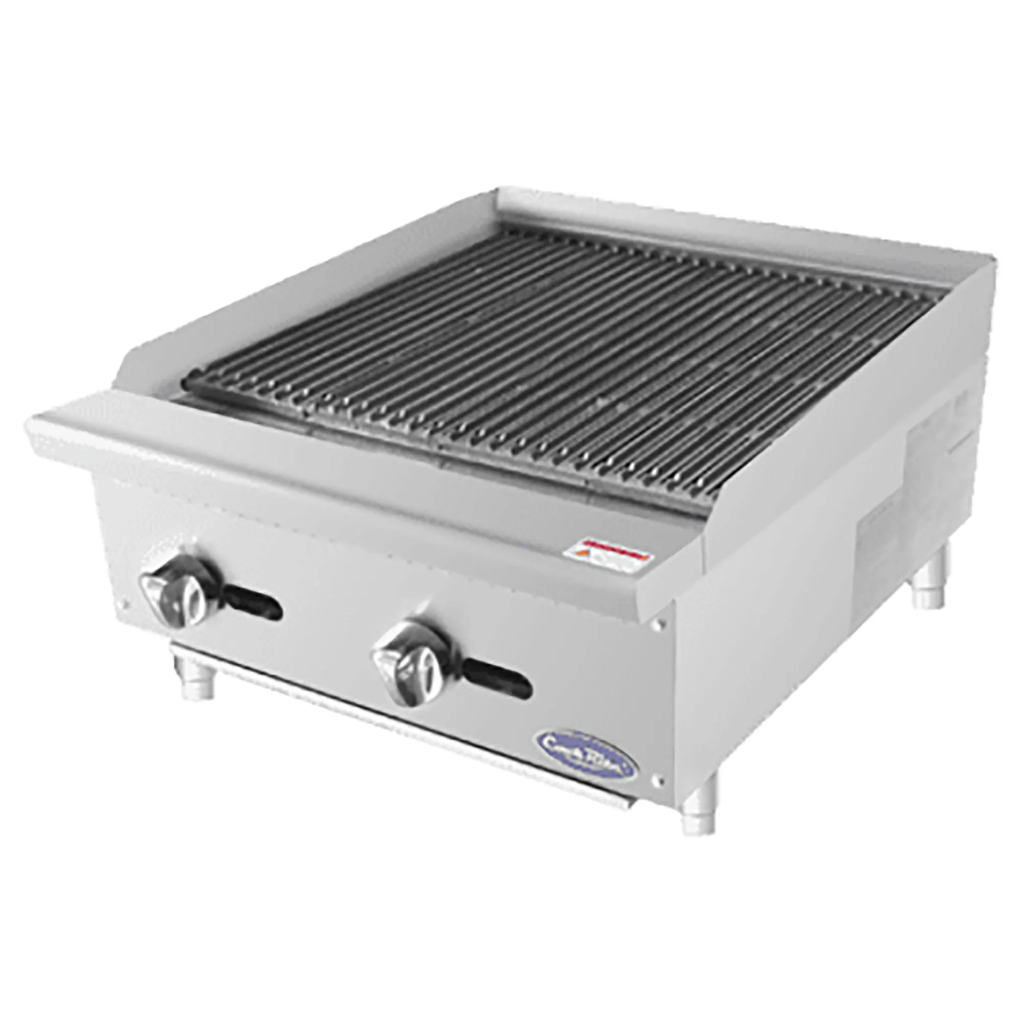 Atosa ATRC/ATCB-24 Series Natural Gas/Propane 24" Heavy Duty Charbroiler - Radiant or Lava Rock-Phoenix Food Equipment