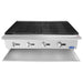Atosa ATRC/ATCB-48 48-inch heavy duty gas charbroiler, front view with the crumb tray pulled out