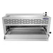 Atosa ATSB-36 36-inch gas salamander broiler, front view showing the adjustable chrome broiling rack
