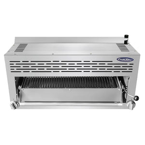 Atosa ATSB-36 36-inch stainless steel natural gas or propane salamander broiler, front view