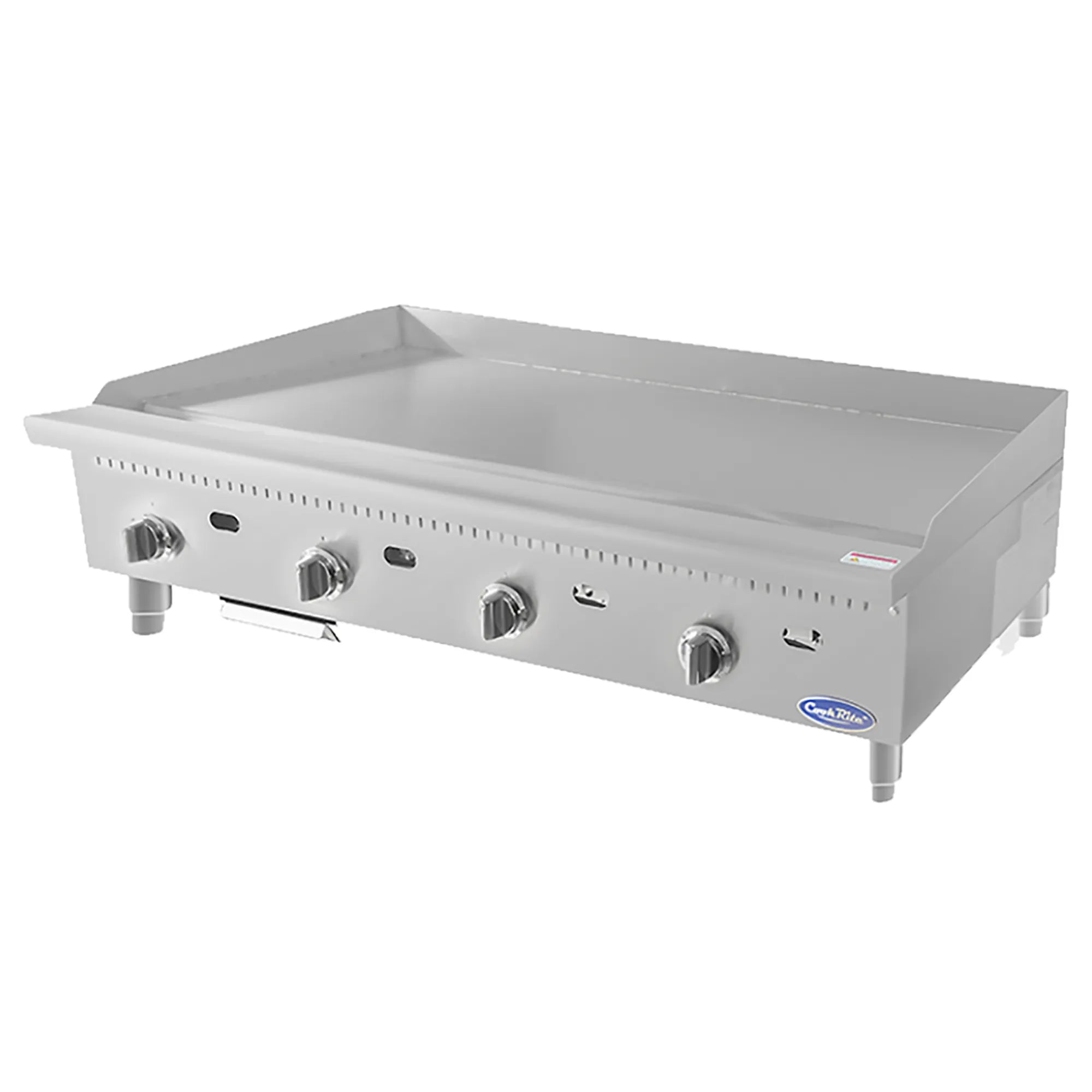 Atosa ATTG-48 Natural Gas/Propane 48" Thermostatic Griddle - 19.9" Deep Plate-Phoenix Food Equipment