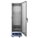 Atosa ATWC-24 insulated heated holding cabinet with door open showing the 24 full size sheet pan slides
