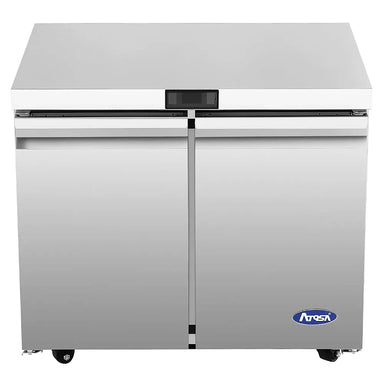 Atosa AUF36SD Double Door 36" Freezer Work Table-Phoenix Food Equipment