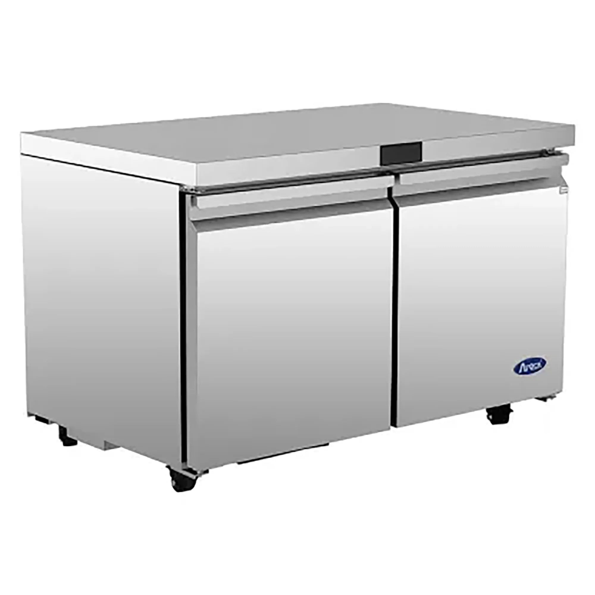 Atosa AUF48SD Double Door 48" Freezer Work Table-Phoenix Food Equipment