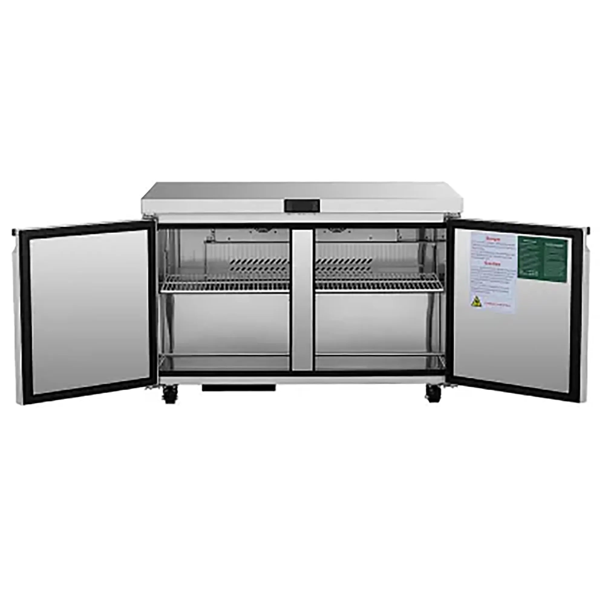 Atosa AUF48SD Double Door 48" Freezer Work Table - Various Configurations-Phoenix Food Equipment