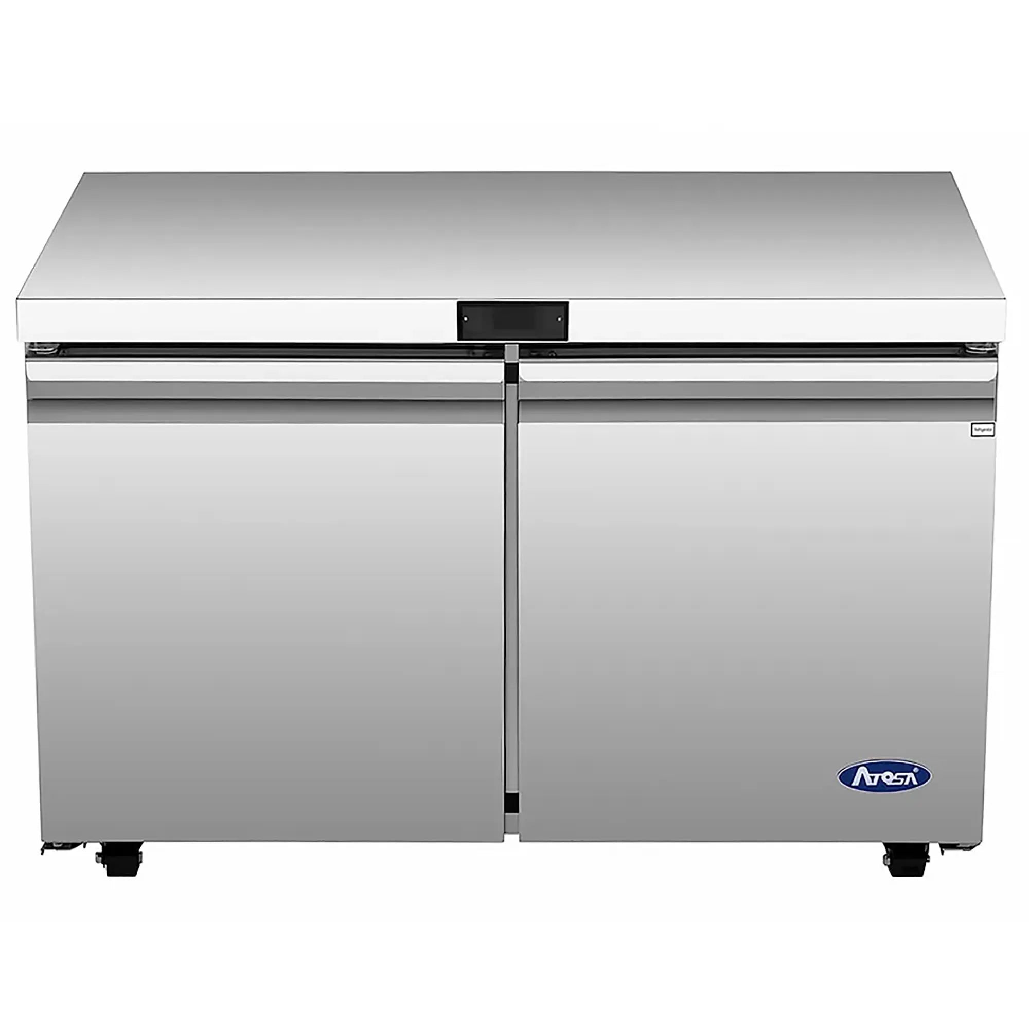 Atosa AUF48SD Double Door 48" Freezer Work Table-Phoenix Food Equipment