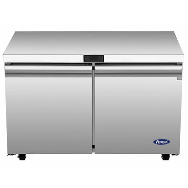 Atosa AUF48SD Double Door 48" Freezer Work Table-Phoenix Food Equipment