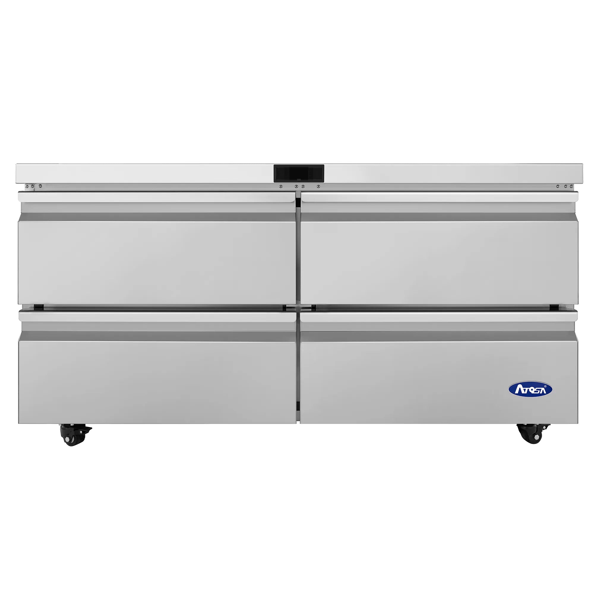 Atosa AUF60SD Double Door 60" Freezer Work Table-Phoenix Food Equipment
